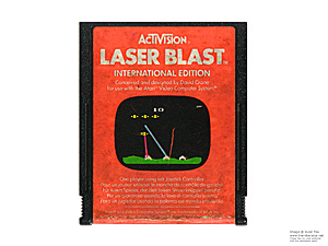 Atari 2600 Laser Blast International Edition Game Cartridge PAL