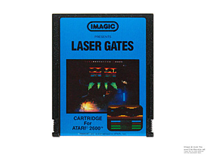 Atari 2600 Laser Gates Imagic HES Game Cartridge PAL