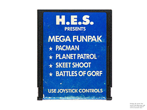 Atari 2600 Mega Fun PAK Blue HES Game Cartridge PAL Atari 2600 Mega Fun PAK Blue HES Game Cartridge PAL