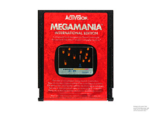 Atari 2600 Megamania International Edition Game Cartridge PAL