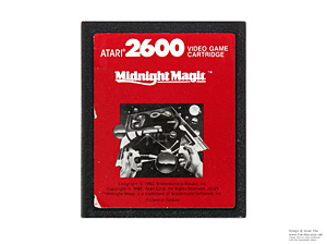 Atari 2600 Midnight Magic Red Label Game Cartridge NTSC