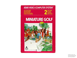 Box for Atari 2600 Miniature Golf