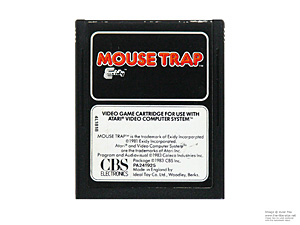 Atari 2600 Mouse Trap CBS Game Cartridge PAL