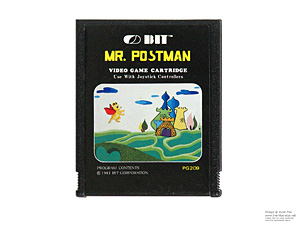 Atari 2600 Mr Postman Bit Corp Game Cartridge PAL