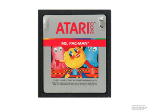 Atari 2600 Ms PAC-MAN Game Cartridge NTSC Atari 2600 Ms PAC-MAN Game Cartridge NTSC