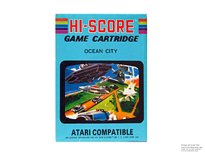 Box for Atari 2600 Ocean City Hi-Score / Hi-Tech Box for Atari 2600 Ocean City Hi-Score / Hi-Tech