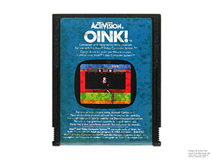 Atari 2600 Oink Multilingual Edition Game Cartridge PAL