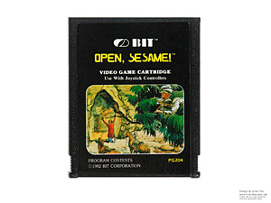 Atari 2600 Open Sesame Bit Corp Game Cartridge PAL