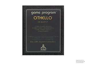 Atari 2600 Othello Text Label Game Cartridge PAL