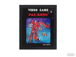 Atari 2600 Pac-Kong Rainbow Vision Game Cartridge PAL