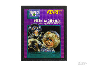 Atari 2600 Pigs in Space Game Cartridge PAL