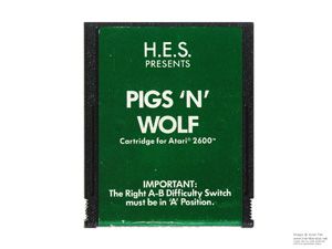 Atari 2600 Pigs n Wolf HES Game Cartridge PAL