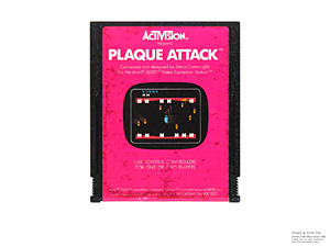 Atari 2600 Plaque Attack Game Cartridge NTSC Atari 2600 Plaque Attack Game Cartridge NTSC