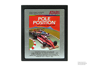 Atari 2600 Pole Position longer text version Game Cartridge PAL