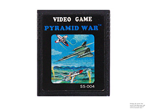 Atari 2600 Pyramid Wars Rainbow Vision Game Cartridge PAL Atari 2600 Pyramid Wars Rainbow Vision Game Cartridge PAL