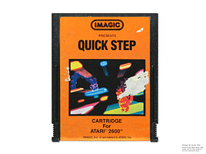Atari 2600 Quick Step Imagic Game Cartridge HES PAL