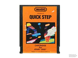 Atari 2600 Quick Step Imagic Game Cartridge HES PAL Atari 2600 Quick Step Imagic Game Cartridge HES PAL