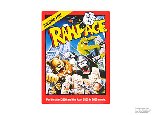 Atari 2600 Rampage Game Cartridge NTSC Atari 2600 Rampage Game Cartridge NTSC