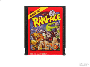 Atari 2600 Rampage HES Game Cartridge PAL