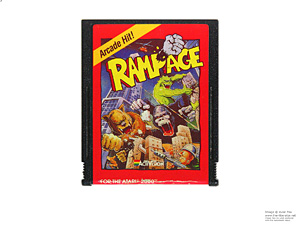 Atari 2600 Rampage HES Game Cartridge PAL Atari 2600 Rampage HES Game Cartridge PAL