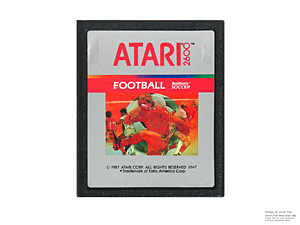 Atari 2600 Realsports Football Soccer Game Cartridge PAL