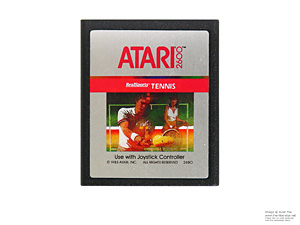 Atari 2600 Realsports Tennis Game Cartridge PAL