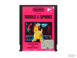 Atari 2600 Riddle of the Sphinx HES Imagic Game Cartridge PAL