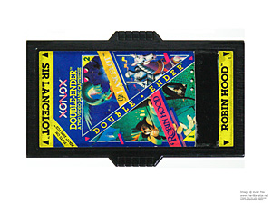 Atari 2600 Sir Lancelot Robin Hood XONOX Double Ender Game Cartridge PAL