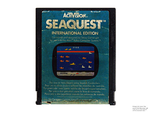 Atari 2600 Seaquest Activition Multilingual International Edition Game Cartridge PAL