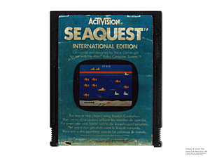 Atari 2600 Seaquest Activition Multilingual International Edition Game Cartridge PAL Atari 2600 Seaquest Activition Multilingual International Edition Game Cartridge PAL