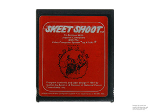 Atari 2600 Skeet Shoot Apollo Game Cartridge PAL