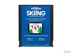 Atari 2600 Skiing International Edition Game Cartridge PAL