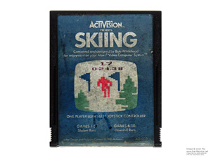Atari 2600 Skiing Game Cartridge NTSC