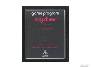 Atari 2600 Sky Diver Text Label Game Cartridge PAL Atari 2600 Sky Diver Text Label Game Cartridge PAL