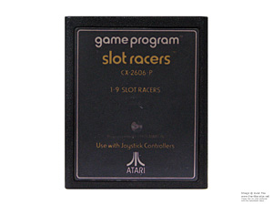 Atari 2600 Slot Racers Text Label Game Cartridge PAL Atari 2600 Slot Racers Text Label Game Cartridge PAL