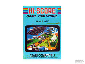 Box for Atari 2600 Space Grid Hi-Score / Action Hi-Tech Box for Atari 2600 Space Grid Hi-Score / Action Hi-Tech