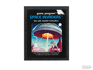 Atari 2600 Space Invaders Game Cartridge PAL