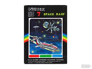 Box for Atari 2600 Space Raid Rainbow Vision
