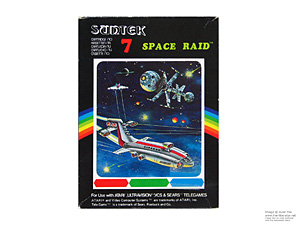 Box for Atari 2600 Space Raid Rainbow Vision Box for Atari 2600 Space Raid Rainbow Vision