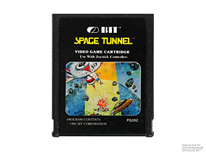 Atari 2600 Space Tunnel Bit Corp Game Cartridge PAL Atari 2600 Space Tunnel Bit Corp Game Cartridge PAL
