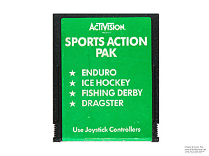 Atari 2600 Sports Action Pak Green HES Game Cartridge PAL Atari 2600 Sports Action Pak Green HES Game Cartridge PAL