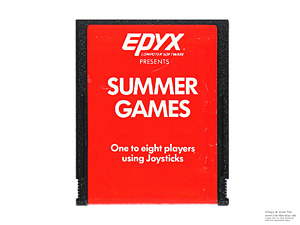 Atari 2600 Summer Games HES Game Cartridge PAL