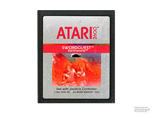 Atari 2600 Swordquest Earthworld Game Cartridge PAL