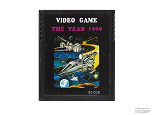 Atari 2600 The Year 1999 Rainbow Vision Game Cartridge PAL