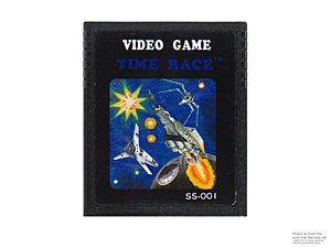 Atari 2600 Time Race Rainbow Vision Game Cartridge PAL