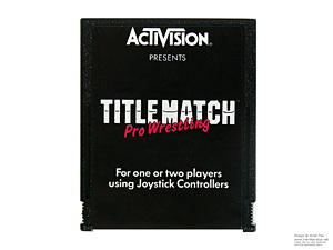 Atari 2600 Titlematch Pro Wrestling HES Game Cartridge PAL