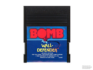 Atari 2600 Wall-Defender Bomb Game Cartridge PAL