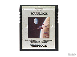 Atari 2600 Warplock Gameworld Data Age Game Cartridge PAL