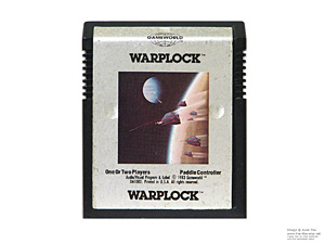 Atari 2600 Warplock Gameworld Data Age Game Cartridge PAL Atari 2600 Warplock Gameworld Data Age Game Cartridge PAL