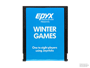 Atari 2600 Winter Games HES Blue Label Game Cartridge PAL Atari 2600 Winter Games HES Blue Label Game Cartridge PAL